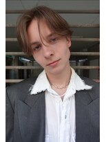 ピア ヤクイン(Pia Yakuin)&nbsp;センターパート　カルマパーマ　ニュアンスパーマ