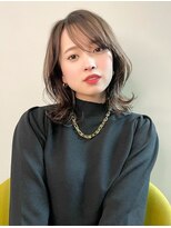 レイヤーカット*ミディアムレイヤー*くびれヘア*30代40代50代