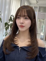 レイリー 原宿 表参道(Rayreee)&nbsp;ワンカールレイヤー/韓国/ぱっつん前髪/顔まわり/10代20代30代