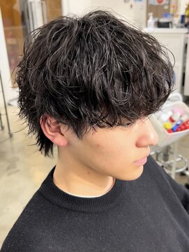 オーシャントーキョー 原宿(OCEAN TOKYO) 波巻きパーマシャドウパーマスパイラルパーマツーブロック