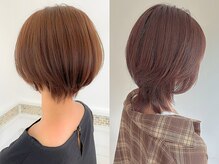 白髪染めは黒っぽい色から明るい白髪染めまで。透け感のある白髪ぼかしまで◎