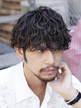 フィフス 天神大名(fifth) 天神大名メンズパーマシャドウパーマシースルーマッシュウルフ