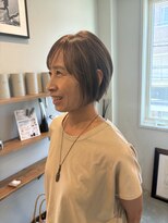 シカタ シーカ 鎌倉(CICATA/ShIKA.)&nbsp;ショートボブ/ハイライト/白髪ぼかし