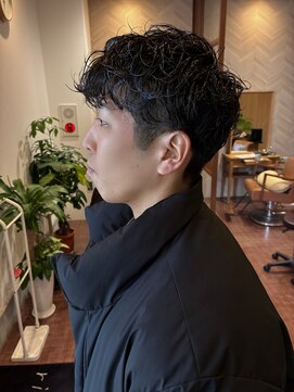 リールヘアー 香椎店(rire hair) メンズ ニュアンスパーマ