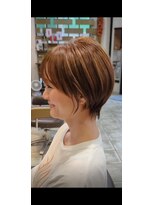 ヘアーサロントヤマ 天文館店(Hair salon Toyama)&nbsp;3週間が4週間に！脱白髪染めハイライト