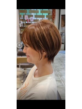 ヘアーサロントヤマ 天文館店(Hair salon Toyama) 3週間が4週間に！脱白髪染めハイライト