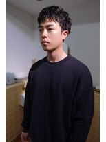 Thisday by nelke立川 メンズカット/メンズパーマ/ブリーチ【3/1 NEW OPEN(予定)】 【朝のセットをラクにする。】ショートパーマ