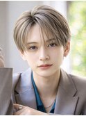 シースルーマッシュフェザーパーマラウンドマッシュ韓国マッシュ