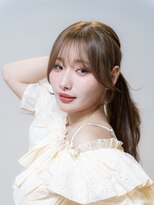 ライズ バイ レボ 柏店(RISE by REVO)&nbsp;韓国風おくれ毛ポニーテール×シースルーバング