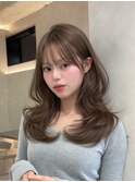 似合わせカット/ミディアムレイヤーカット/大人ガーリー／福岡