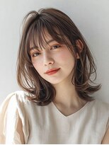 コトンアトリエ 人形町(COTON atelier)&nbsp;ミルクティーブロンド/ダークブルー/デジタルパーマ/人形町