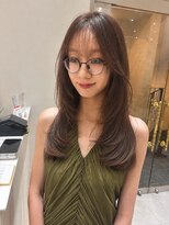 ジーナ 京都河原町(Zina)&nbsp;【京都河原町烏丸】レイヤーカット ブラウンベージュ