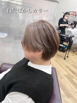 キセイ イオンモール新利府北館店(KISEI) 縮毛矯正履歴でも白髪ぼかしカラー×ショート40代50代60代