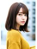 カット(ショートスタイル以外)+縮毛矯正 ¥4000