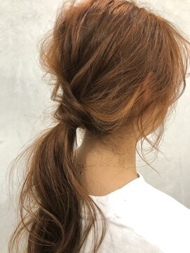 キルム(Qilm) ゲストスナップ◇オレンジベージュ◇ゴム2つ時短set◇Qilm山崎