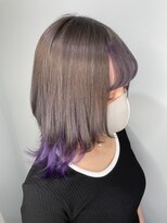 キリカ 中野(KIRIKA)&nbsp;前髪/くびれ/イヤリングカラー/イメチェン/ラベンダーカラー