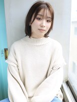 バース(BIRTH) 天神【BIRTH】内巻きワンカール×耳掛け前下がりボブ