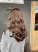 リバース巻きロングヘアー