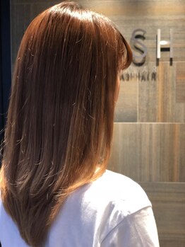 アッシュヘアー 西野店(ASH HAIR)の写真/【大人気Salon/駐車場完備】髪質改善でお悩み解決☆髪のクセやうねりを解消し、毛先までまとまる艶髪へ...*