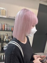 ペレ 渋谷(PELE)&nbsp;K107_ホワイトピンク ブリーチ3回~