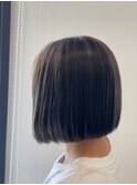 残っているハイライトを活かしたカラー