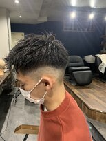 フラット(flat)&nbsp;フェードカット