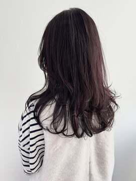 ヴィアルス 美園店(VIARS) レイヤーカット/ピンクバイオレットカラー