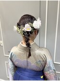 水引きタイトヘアセット 