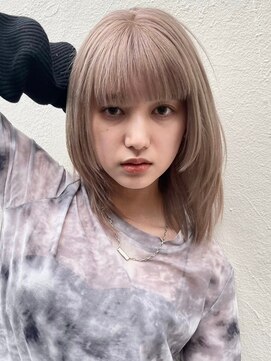 サンクプロジェクト(cinq PROJECT) ミルクティーベージュダブルカラーケアブリーチハイライト