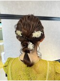結婚式ヘアセット