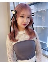 アクシス 栄ガスビル店(`AXIS) 【 HIYORI 】" あわあわピンクヘア "