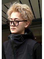 ナループロアオハナ(Nalu pu loa ohana) メンズブリーチ/スパイキーショート/ブロンドベリーショート