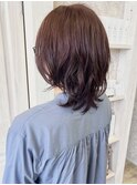 福山Caary30代40代50代大人パーマレイヤーウルフ艶髪暖色カラー