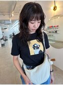 似合わせカット パーマスタイル 暖色カラー
