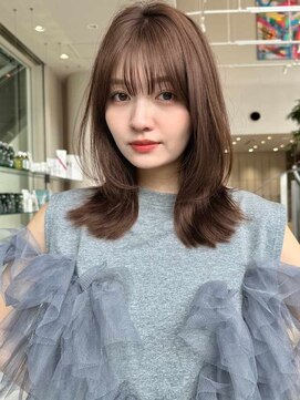ミンクス渋谷スマートサロン(MINX shibuya smart salon) 似合わせ小顔レイヤーミディ_渋谷/髪質改善
