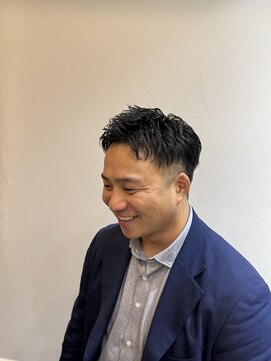 シャペウ駒込 スパイキーショート×パーマ