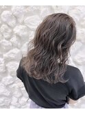 【Moana三島】#低音デジタルパーマ#ラベンダーアッシュ#髪質改善