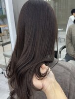 ビューブルー 亀戸錦糸町(VIEW BLUE)&nbsp;◎美髪カールシアーカラーショコラブラウンロングセミディ