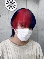 インク 渋谷(INK.)&nbsp;レッド ネイビー ツートーン