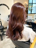オーバルヘアー(OVAL hair)&nbsp;透明感カラー/オレンジブラウン/レイヤーカット