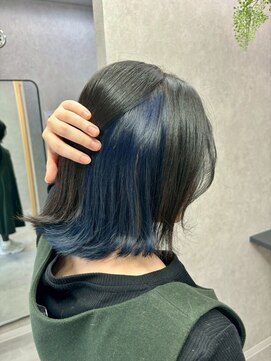 ウル バイ ドット(ulu by dot.) 【仁藤】髪質改善トリートメント/インナーネイビー[町田駅〕