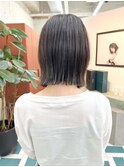 ホワイトグレージュ/デジタルパーマ/チェリーブラウン/栄n12