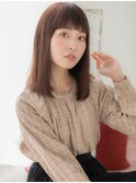 関内/髪質改善/ピンク艶カラーでオン眉エアストレートa