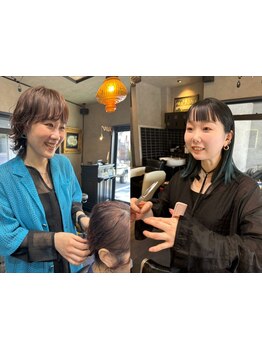 経験豊富な実力派女性スタイリストがご担当◎女性スタッフだからこそ気軽にお悩みも打ち明けられる！