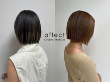 アフェクト チャーム マーチ(affect  Charm/MARCH)の雰囲気（大人女性から髪質改善×ショートボブが大好評！うる艶美髪に♪）