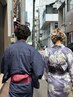 浴衣カップルプラン ￥14000（着付け、ヘアセット）