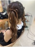 ツインテールリボン