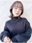 say.ボブミニボブアッシュグレージュ寒色くびれボブレイヤーボブ