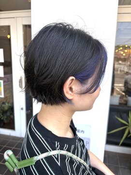 エノヘアー(eno.hair) ミニボブ(インナーカラー)
