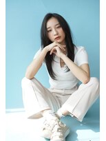 ルフュージュ バイ プロデュース 相模大野店(Refuge by Produce)&nbsp;暗髪/レイヤーカット/長めバング